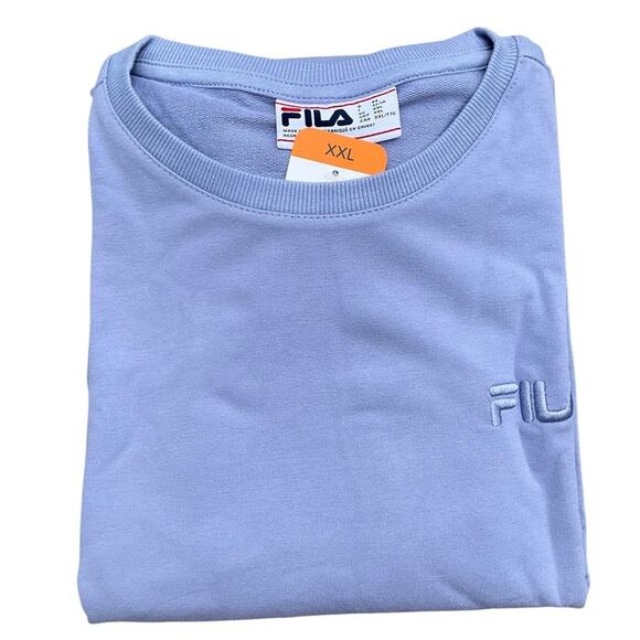 FILA Women's Sweatshirt French Terry Crewneck Side Pockets Size XXL NWT - Picture 1 of 5